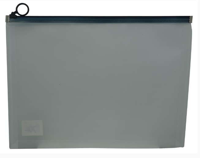 Brainware A4 Clear Carry Folder With Black Easy
