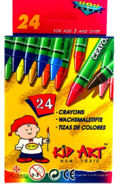 Kidart Wax Crayons 8mm
