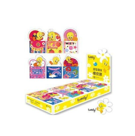Tweety Shaped Eraser Non Pvc
