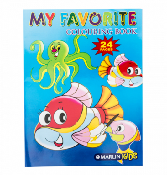 Marlin Kids Favourite Colouring Book 24 page