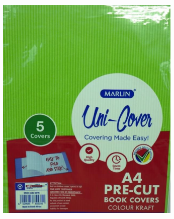 Marlin Kids Precut A4 Green Kraft Paper Book