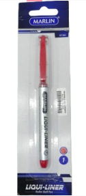 Marlin Liqui Liner Roller Ball Pen Red Single –