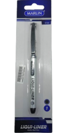 Marlin Liqui Liner Roller Ball Pen Black Single –