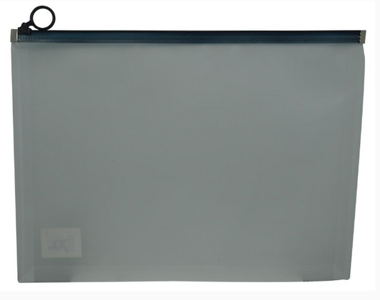 Brainware A4 Clear Carry Folder With Black Easy