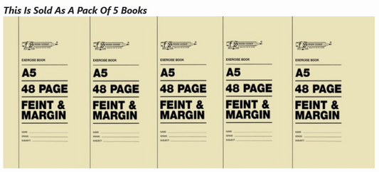 Freedom A5 48 Pages Exercise Book Feint And