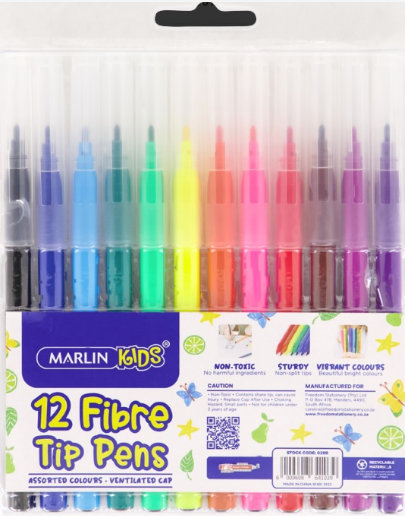 Marlin Kids Fibre Tip Koki pens