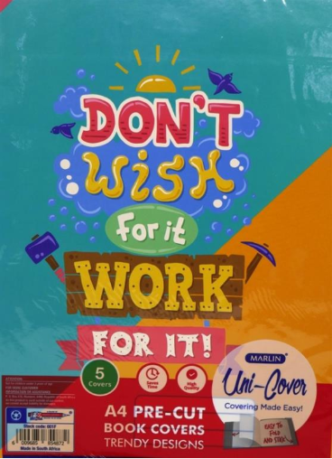 Marlin Kids Precut A4 Don’t Wish For Work Book
