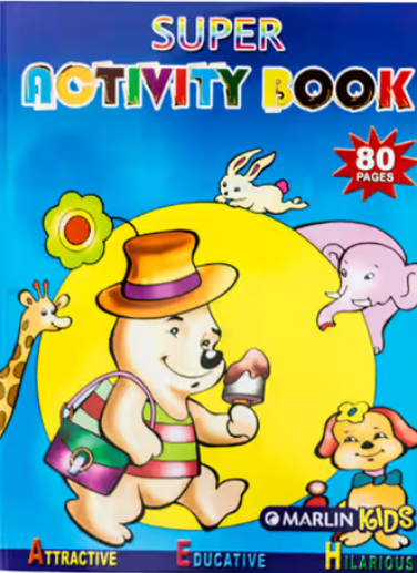 Marlin Kids Super Activity Books 80 Page